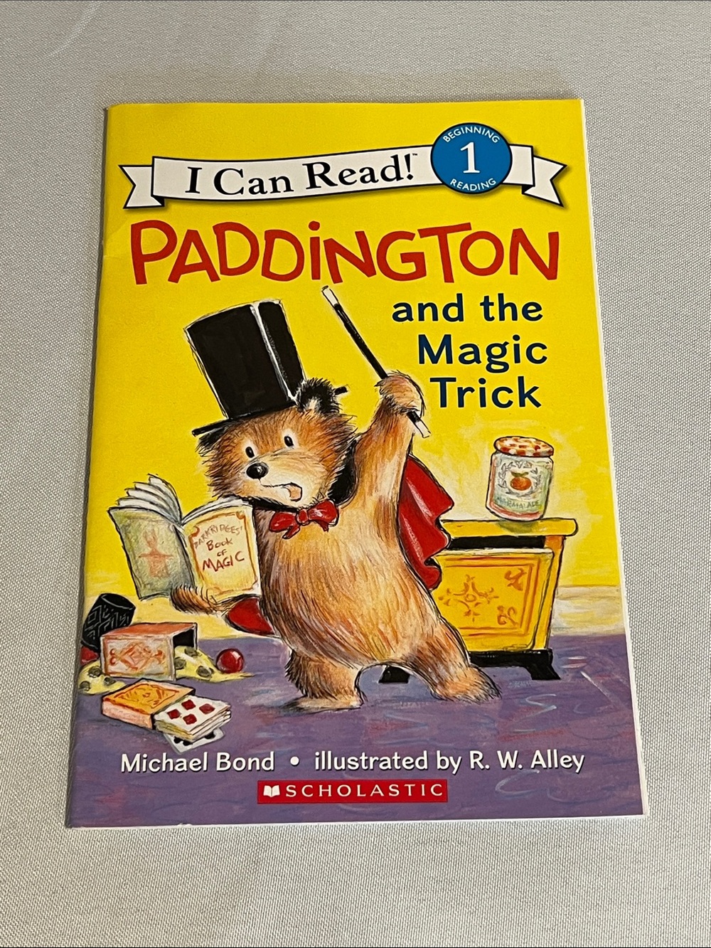 Scholastic Paddington And the Magic Trick Picture Book – Bright Yellow Cover